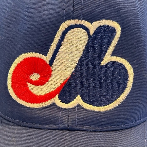Vintage MLB Montreal Expos Adjustable Snapback Cap Hat OSFM - Picture 7 of 13
